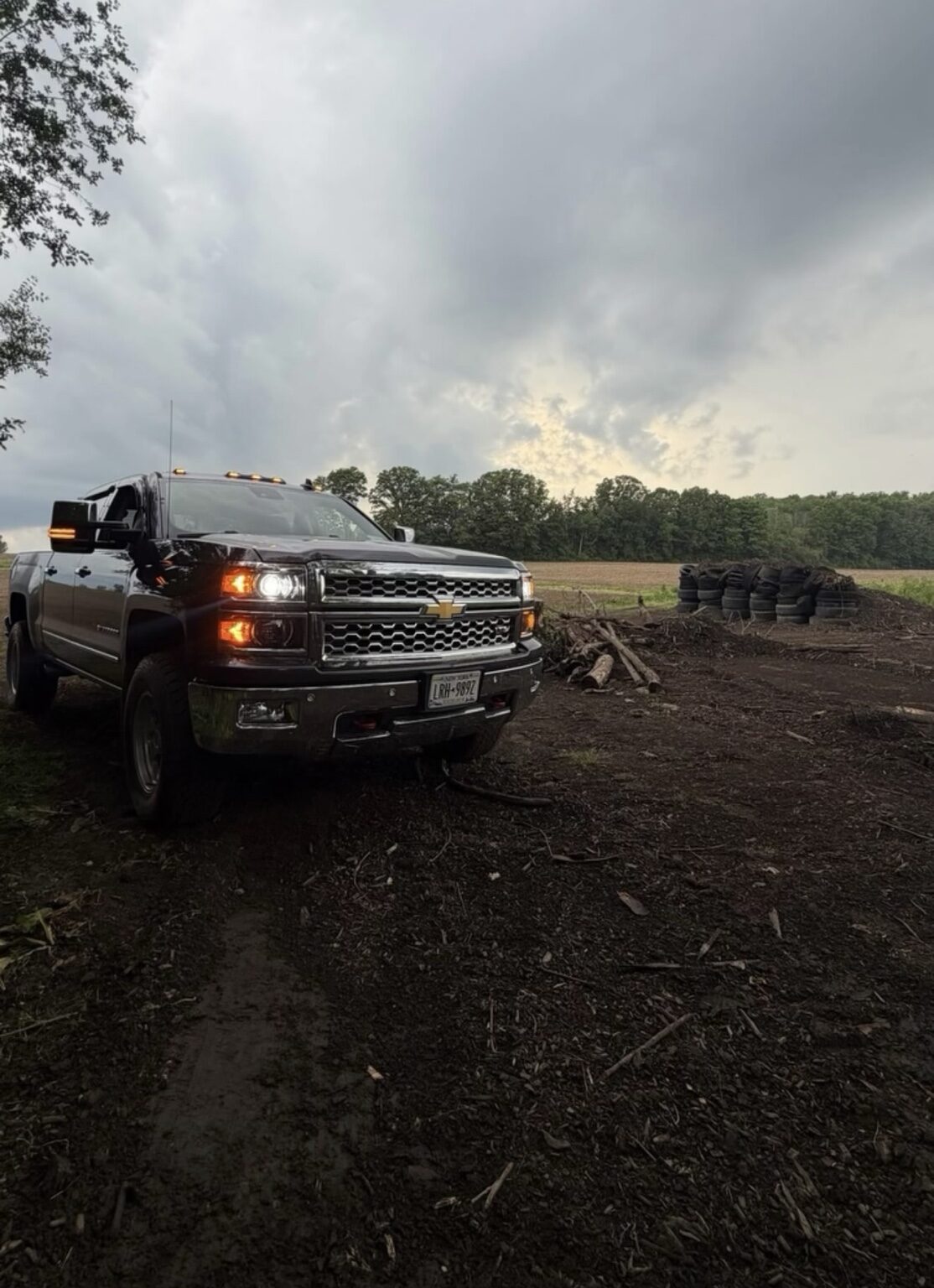 RoughRange truck at a rural worksite